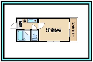 メインステージ中野島の物件間取画像